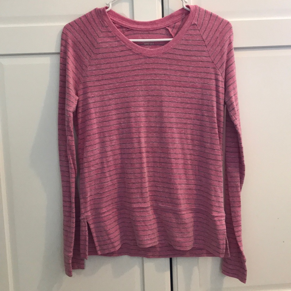 Pink and Grey Long sleeve